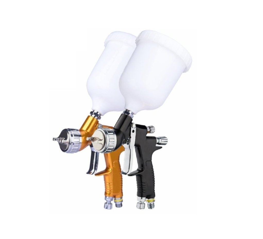 TTS HIGH EFFICIENCY KRĀSOŠANAS PISTOLE, 1.3 MM, ZELTA