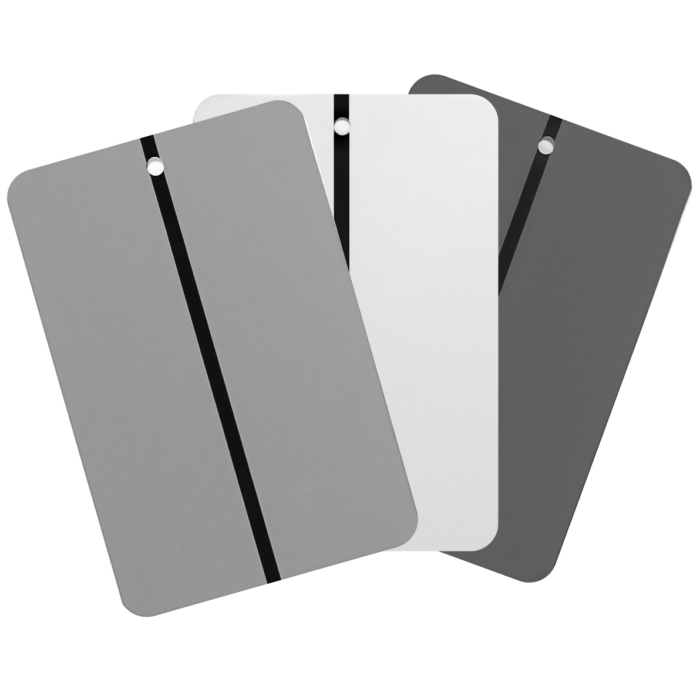 METĀLA TESTKARTE KRĀSU PARAUGIEM