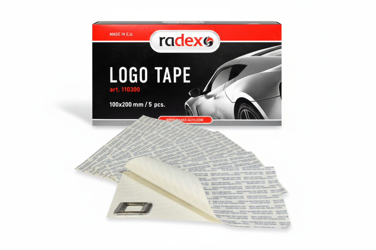 DOUBLE-SIDED LOGO TAPE