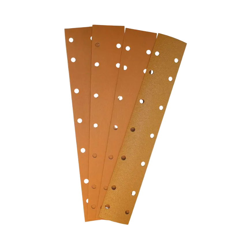 GOLD ABRAZĪVĀS PAPĪRA LOKSNES AR 14 ATVERĒM 70х420 MM