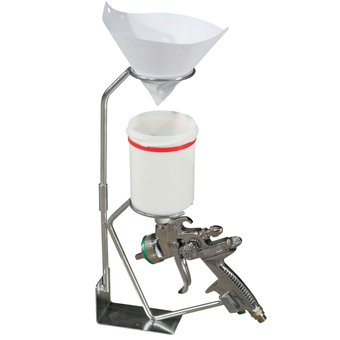 KRĀSOŠANAS PISTOLES UN FILTRA STATĪVS