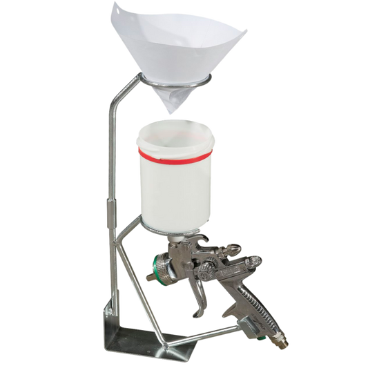 KRĀSOŠANAS PISTOLES UN FILTRA STATĪVS