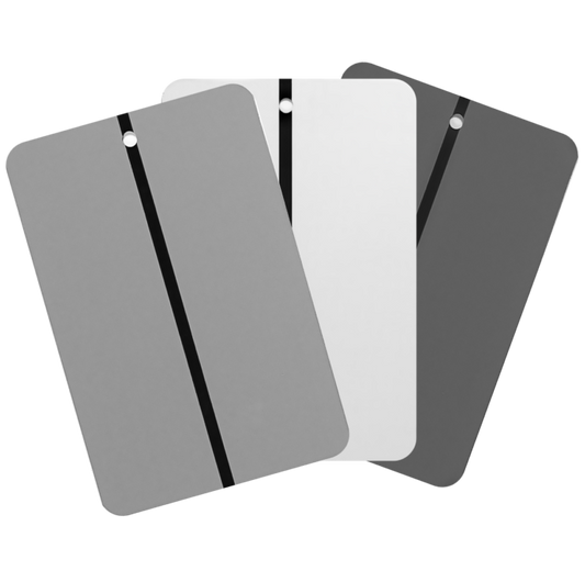 METĀLA TESTKARTE KRĀSU PARAUGIEM