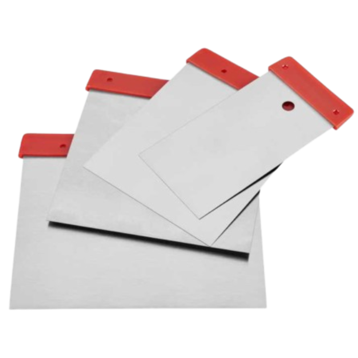 METĀLA ŠPAKTEĻLĀPSTIŅU KOMPLEKTS 4 GAB