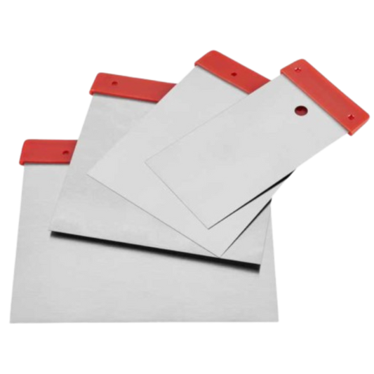 METĀLA ŠPAKTEĻLĀPSTIŅU KOMPLEKTS 4 GAB