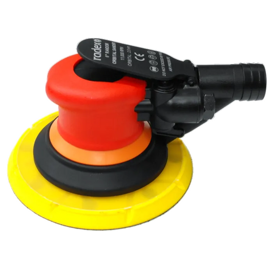 ORBITĀLĀ SLĪPMAŠĪNA AR 150 MM PAMATNI