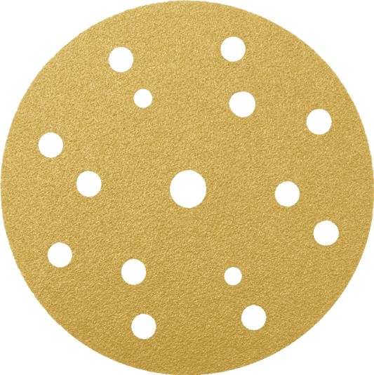 GOLD ABRAZĪVIE PAPĪRA DISKI Ø 125 MM