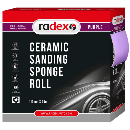 CERAMIC ABRAZĪVS RULLĪ UZ MĪKSTAS PAMATNES