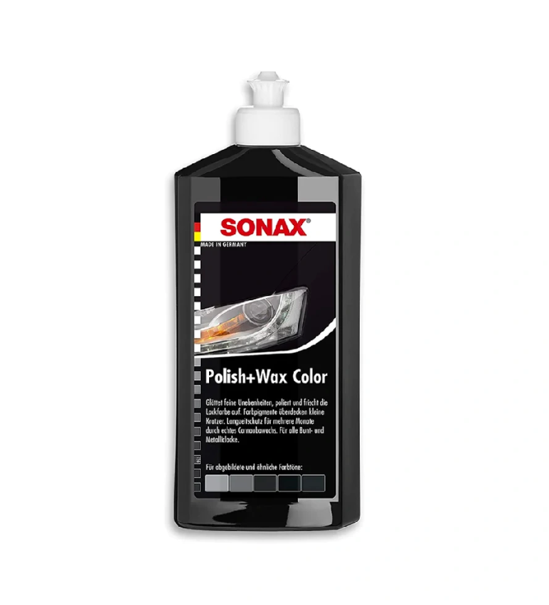 POLISH & WAX COLOR NANOPRO BLACK, PUL.PASTA AR MELNO KRĀSVIELU 250 ML