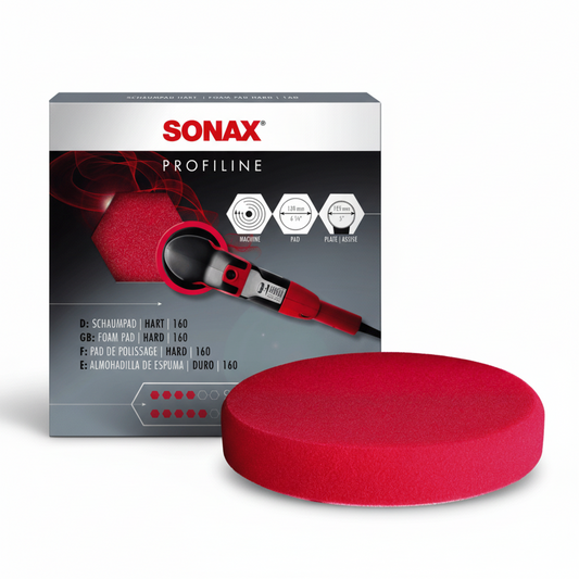 POLISHING SPONGE RED 160 (HARD), CIETA PULĒŠANAS RIPA SARKANA