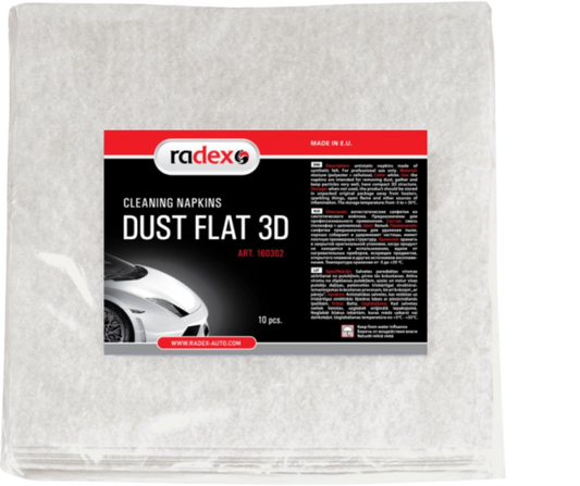 DUST FLAT 3D DUSTING WIPES, 10 PSC.