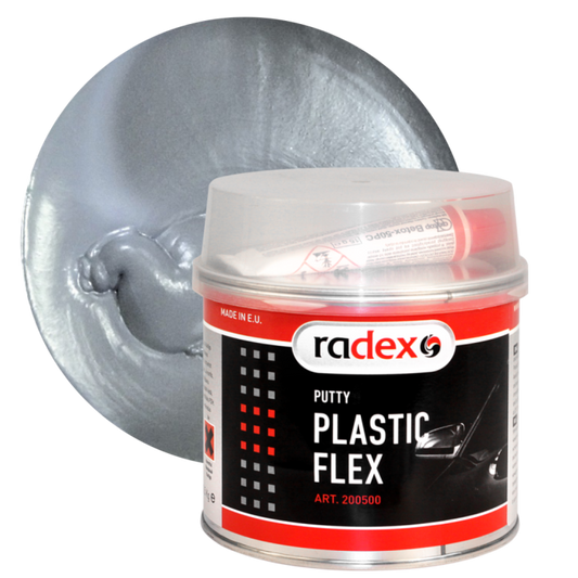 PLASTIC FLEX ŠPAKTELE PLASTMASAI 0.5 KG + CIETINĀTĀJS