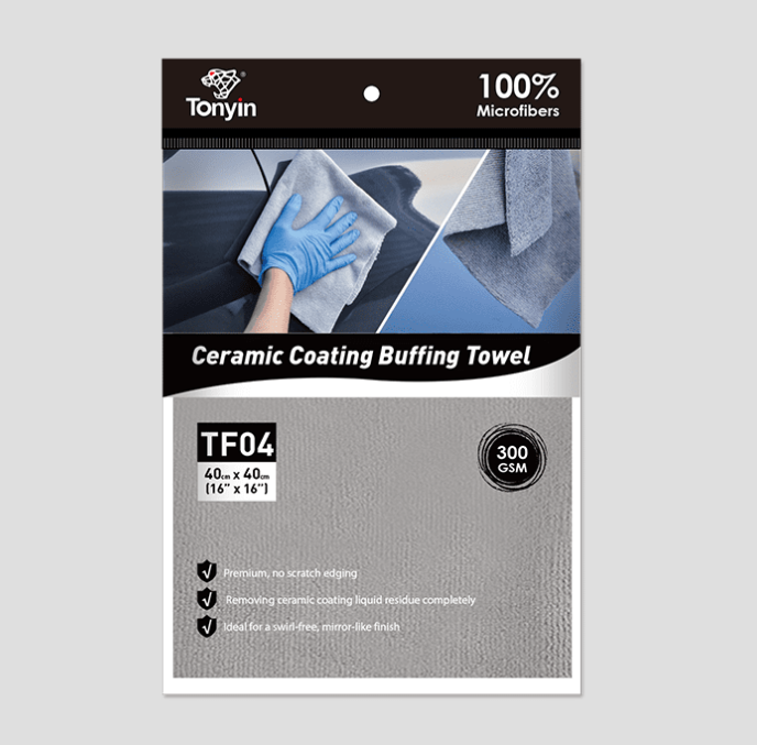 KERAMIKAS PĀRKLĀJUMA PULĒŠANAS DVIELIS, 300 GSM