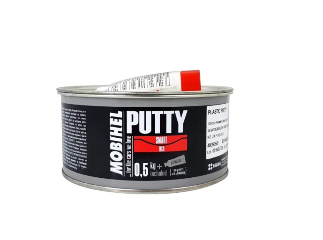 PLASTIC PUTTY ŠPAKTELE, MELNA 0.5 KG