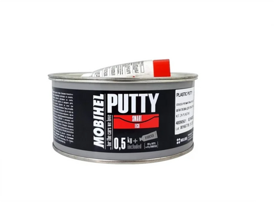 PLASTIC PUTTY ŠPAKTELE, MELNA 0.5 KG