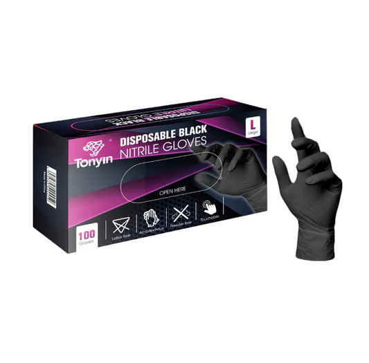 MELNI NITRILA CIMDI, 100 GAB.