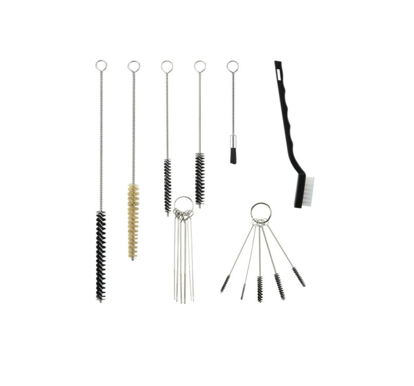 KRĀSOŠANAS PISTOĻU TĪRĪŠANAS KOMPLEKTS (17 VIENĪBAS)