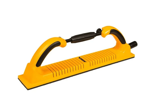 SANDING BLOCK 70×400 MM, GRIP 53H, YELLOW