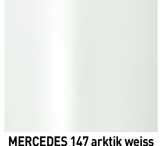 2K АКРИЛОВАЯ КРАСКА, 147 MERCEDES (БЕЛЫЙ) 0.75Л + ОТВЕРДИТЕЛЬ (КОМПЛЕКТ)