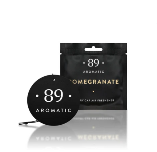 CAR AIR FRESHENER – POMEGRANATE (POMEGRANATE, NECTARINE & POMEGRANATE BLOSSOM)