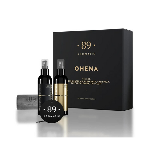 CAR CARE KIT – OHENA (SAFFRON, JASMINE & OAKMOSS)